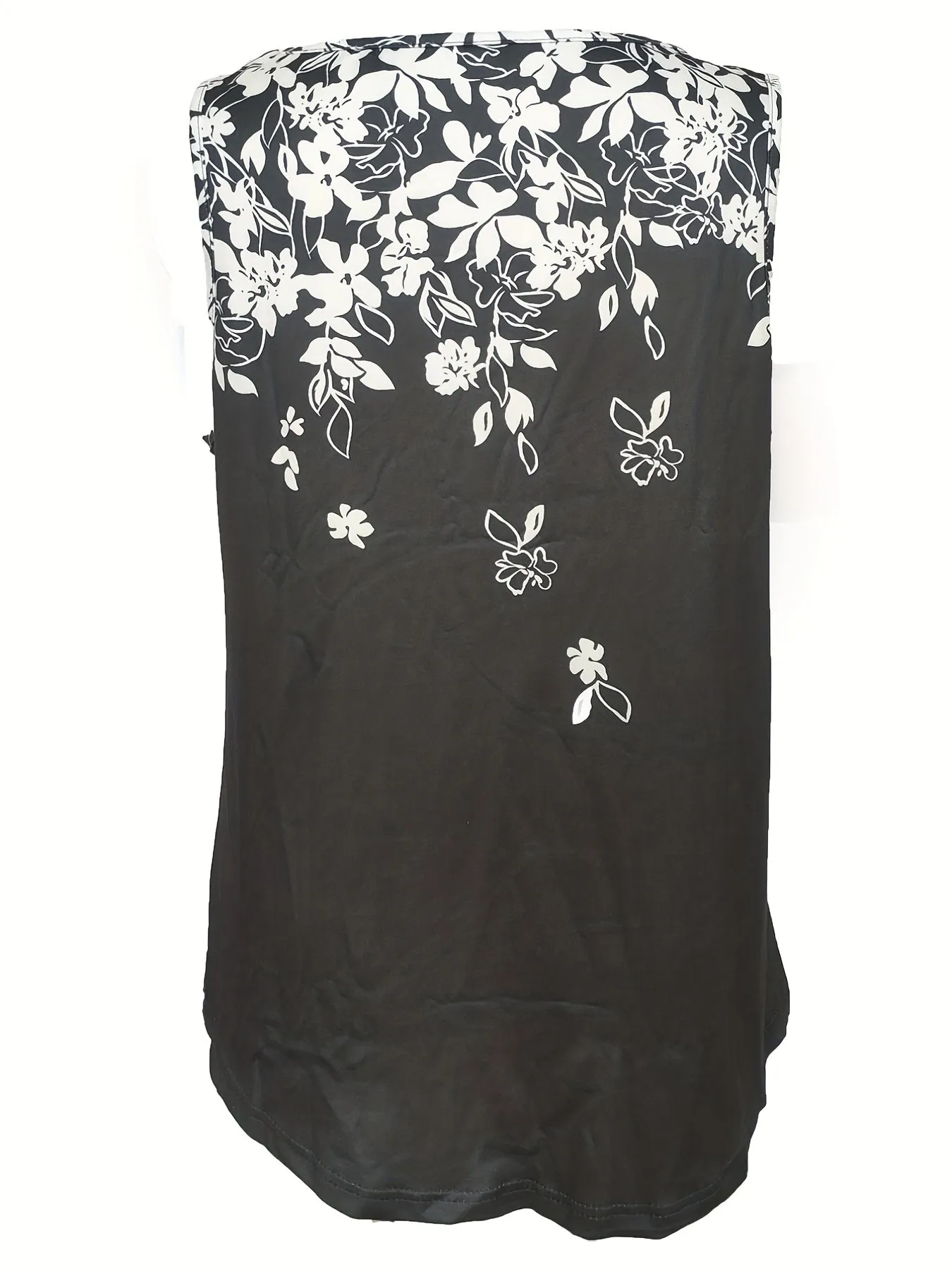 Summer Chic Womens Floral VNeck Tank