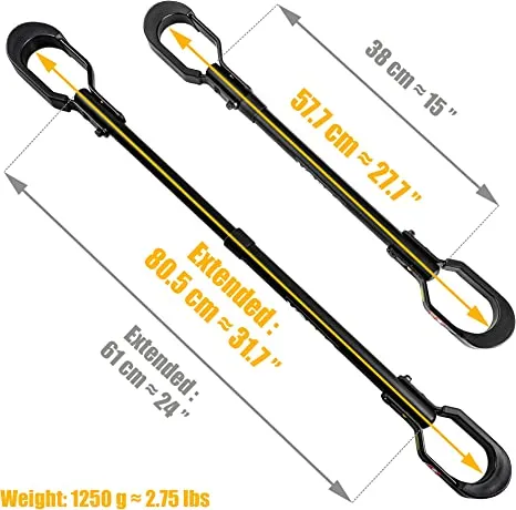 Sunlite Car Rack Bar Crossbar Frame Adjustable Adapter -Live4Bikes