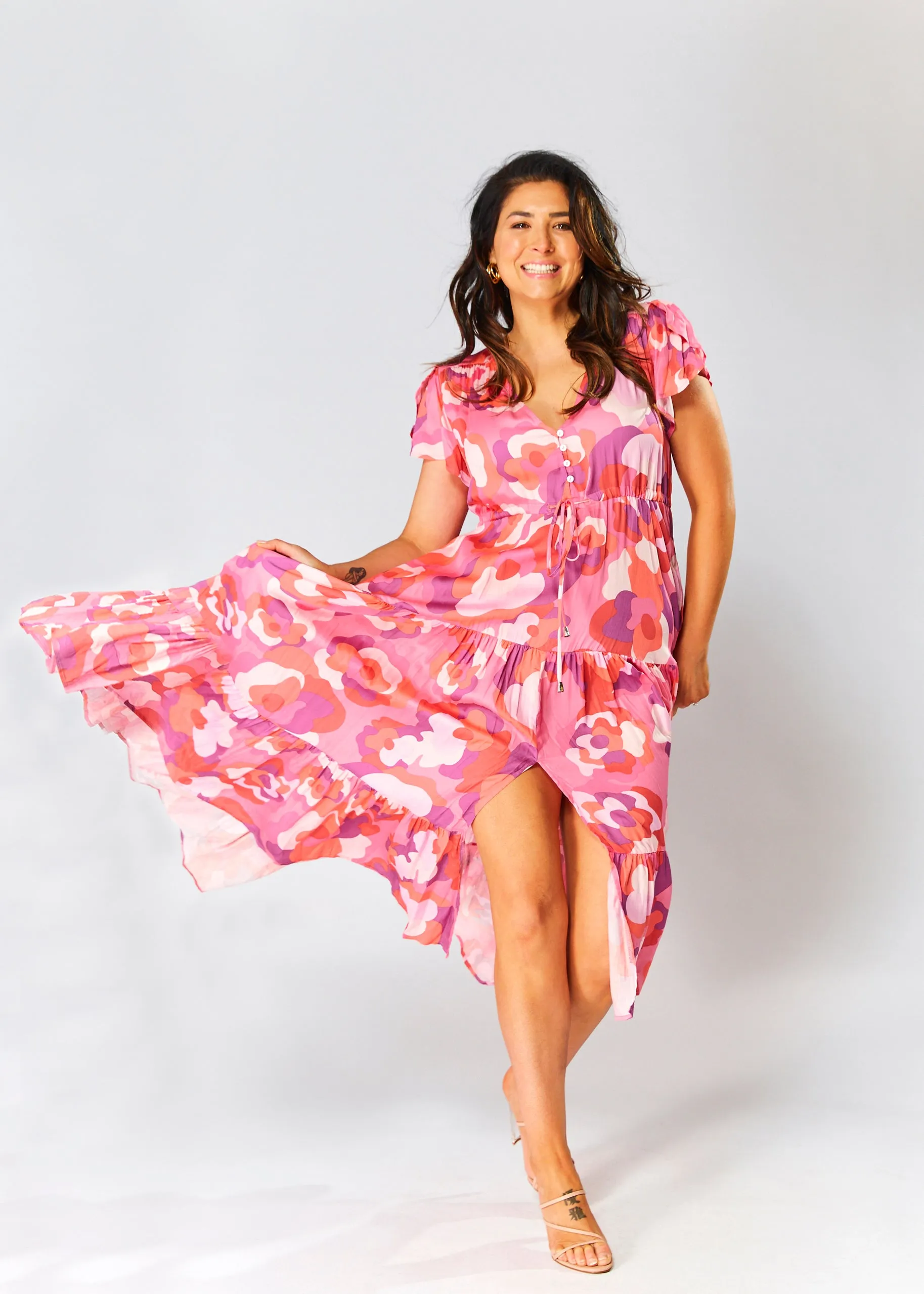 Sunny Maxi Dress - Blossom Print