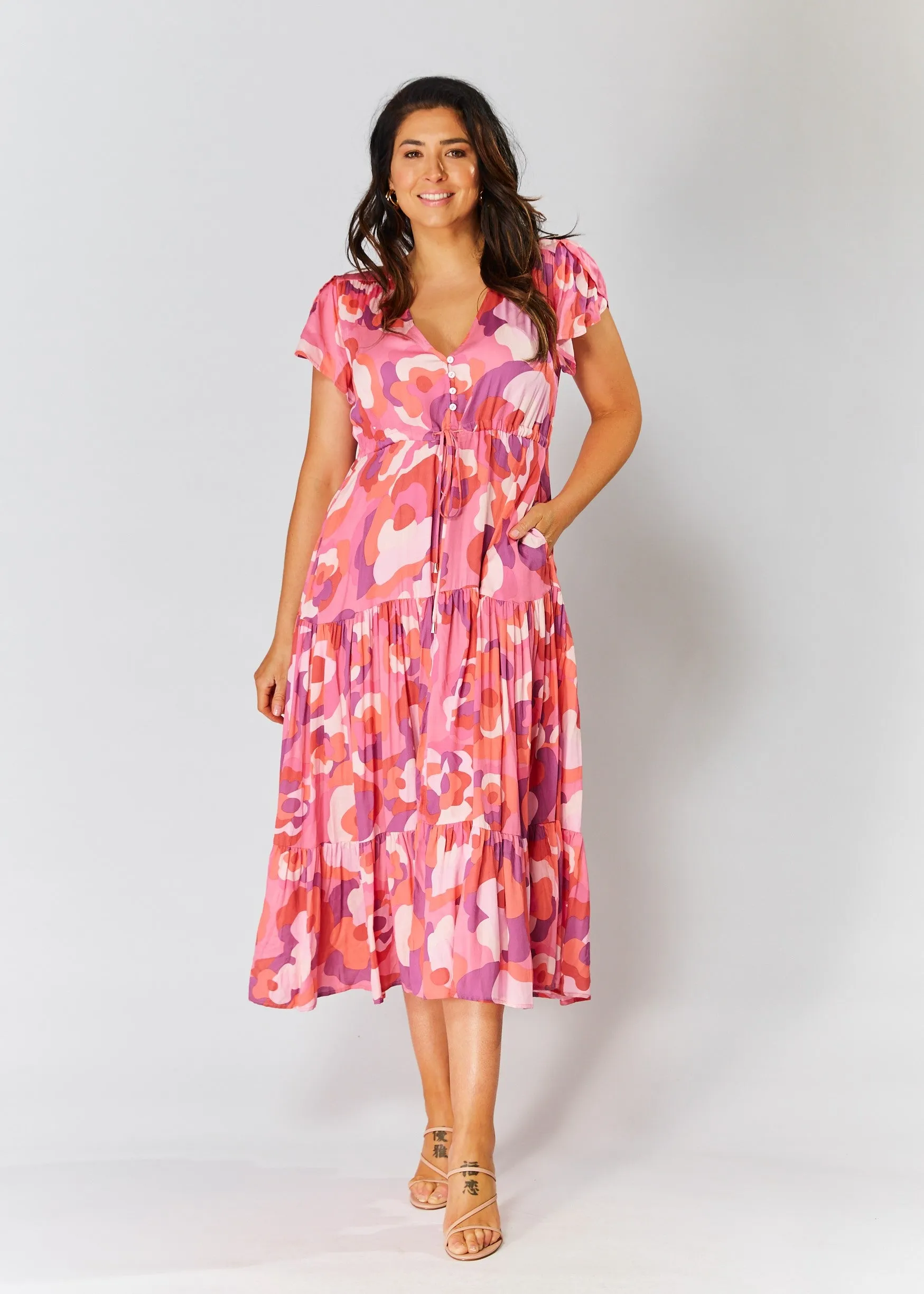 Sunny Maxi Dress - Blossom Print