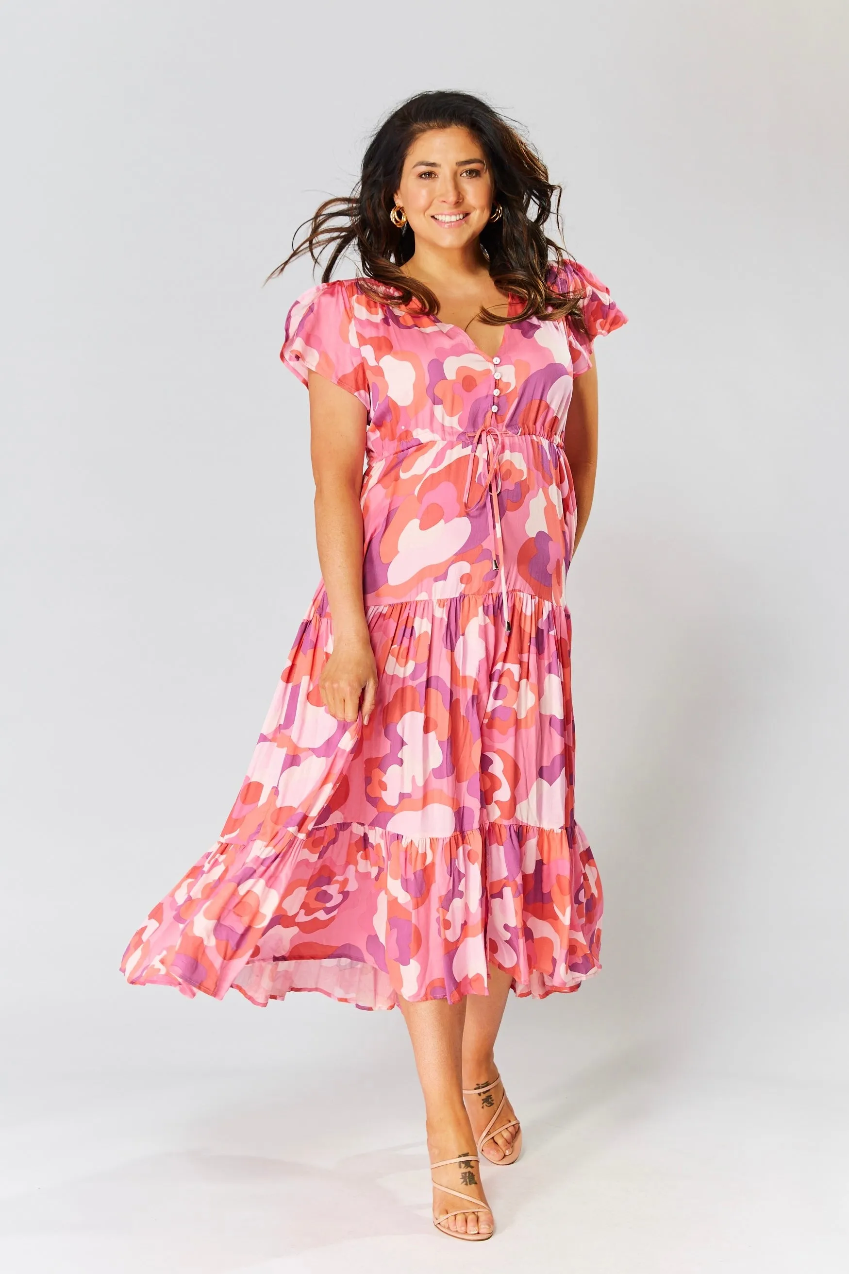 Sunny Maxi Dress - Blossom Print