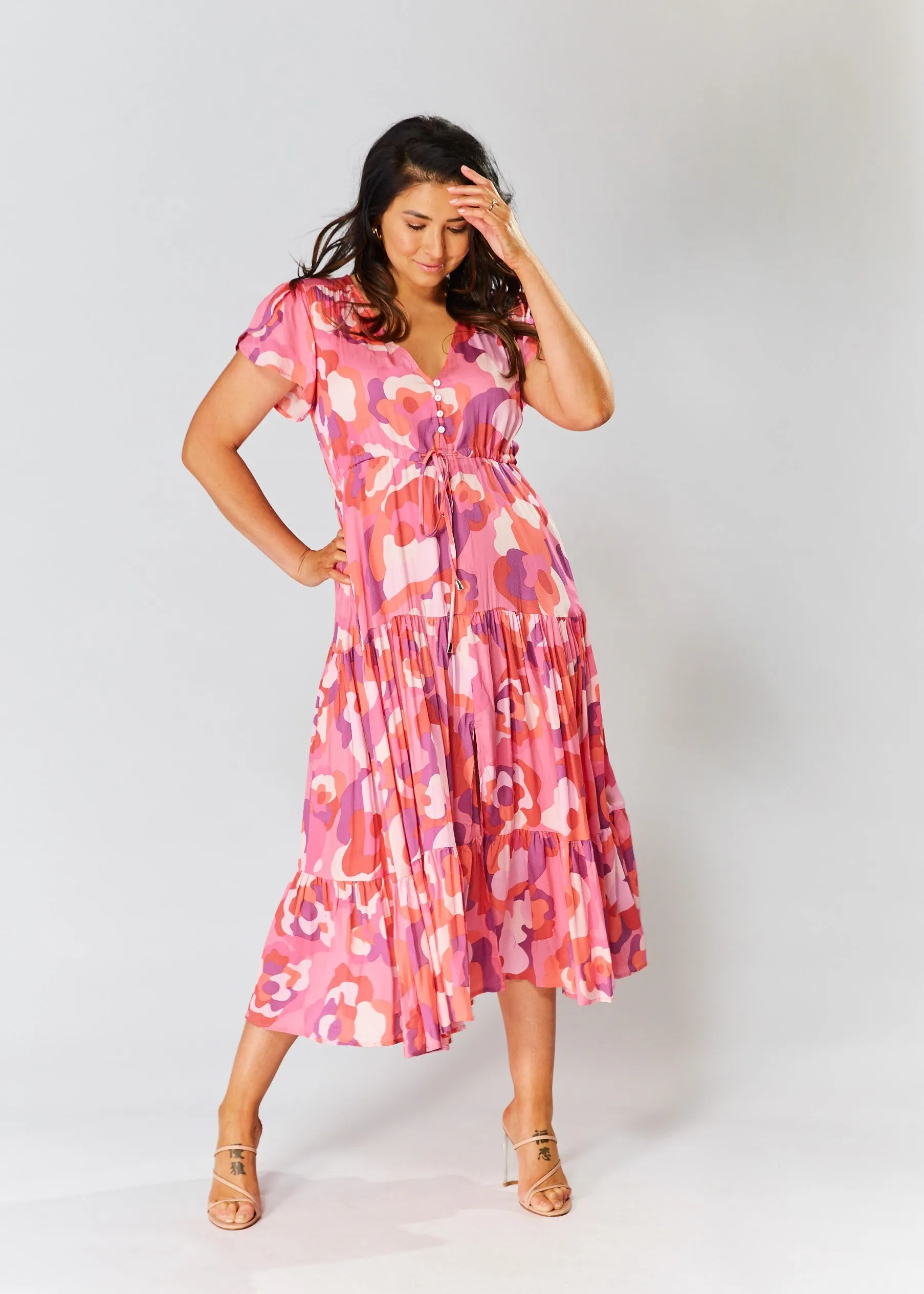 Sunny Maxi Dress - Blossom Print