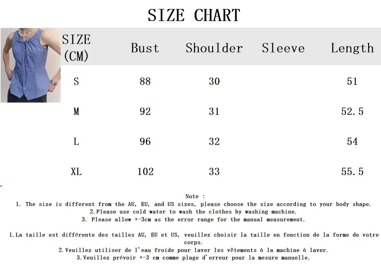 TAVIMART  -  Summer Solid Color Tank Tops Women Fashion O Neck Drawstring Sleeveless Camisole Elegant Casual Single Breasted Vest 2024 New