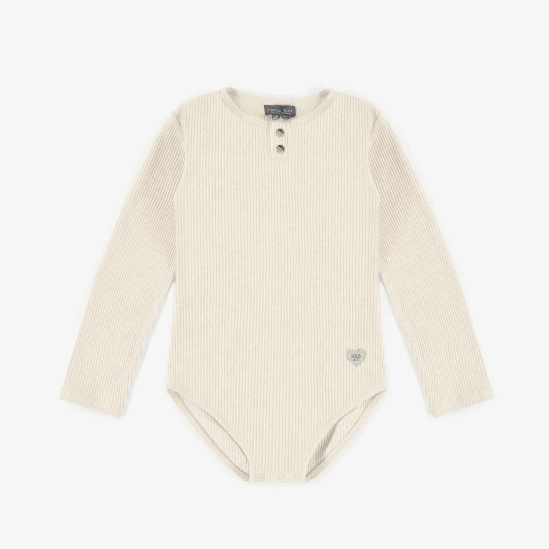 The Henley Bodysuit - Cream - KIDS