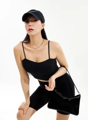 Thin Strap Ribbed Top IU312