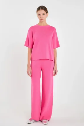 Think Pink Knit Pants - FINAL SALE