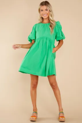 Totally Brilliant Kelly Green Dress