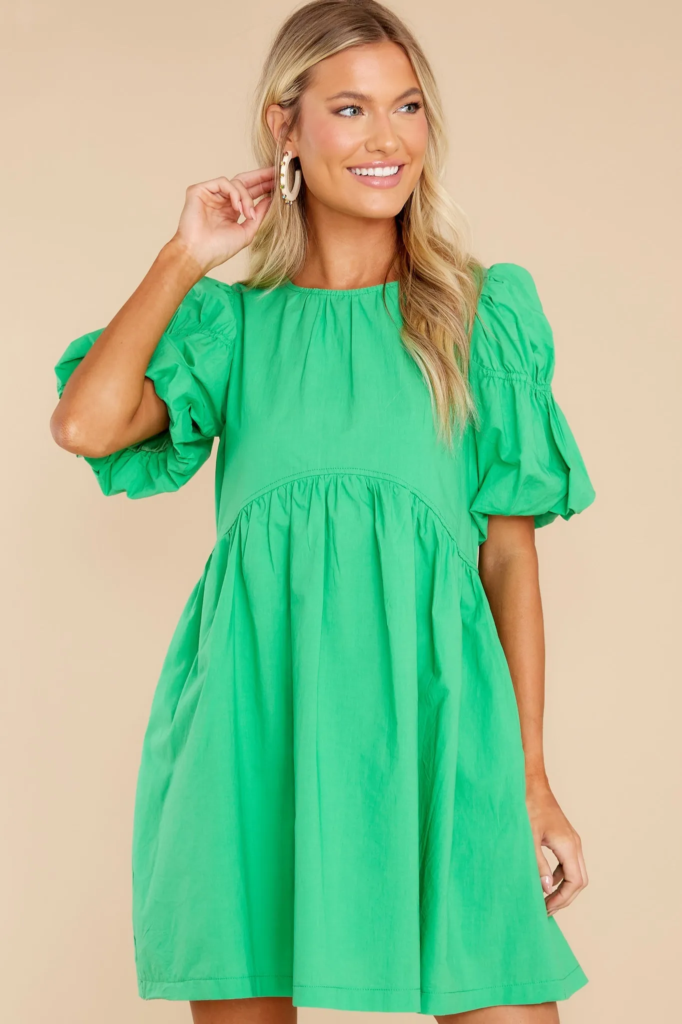 Totally Brilliant Kelly Green Dress