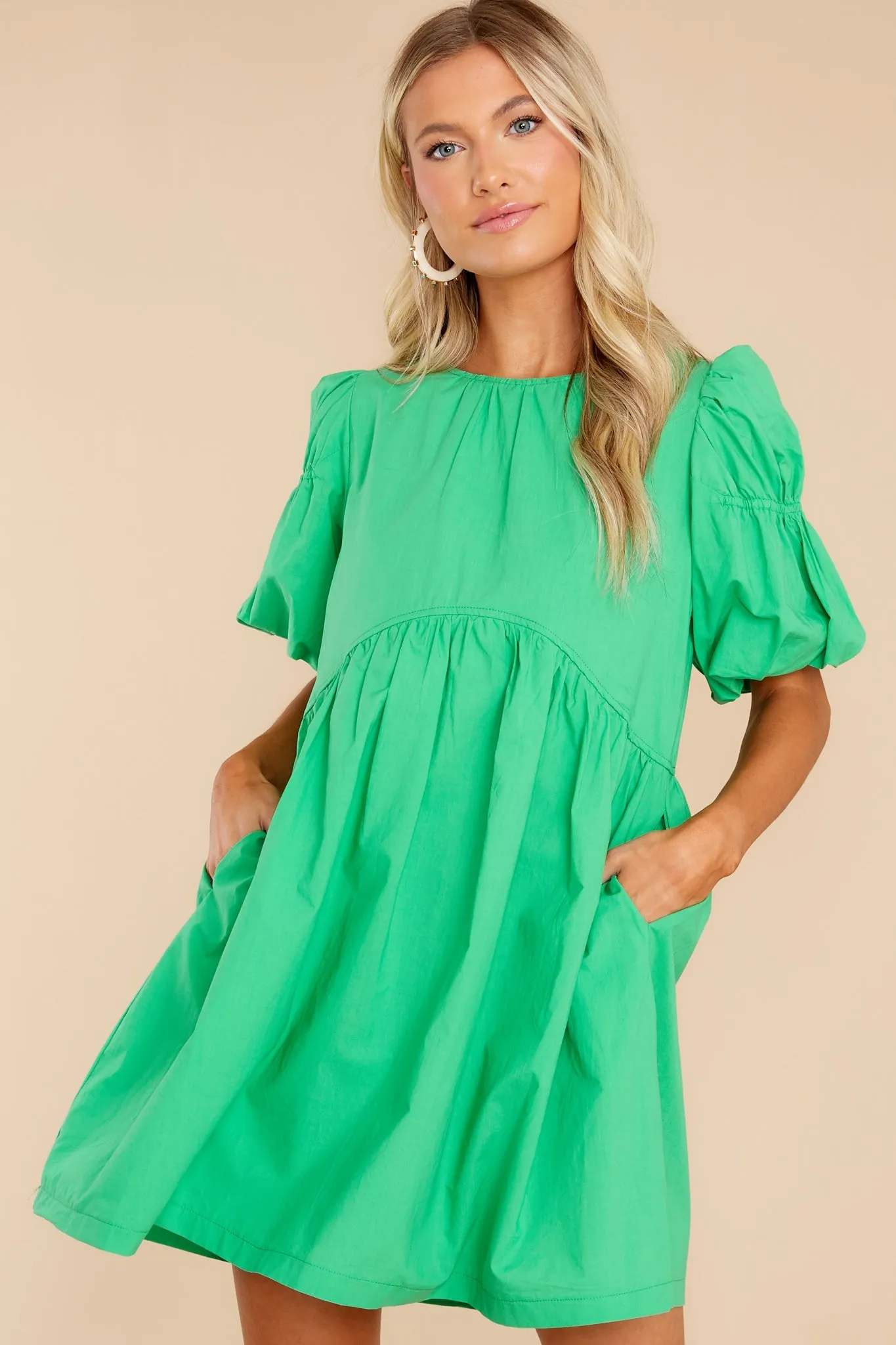 Totally Brilliant Kelly Green Dress