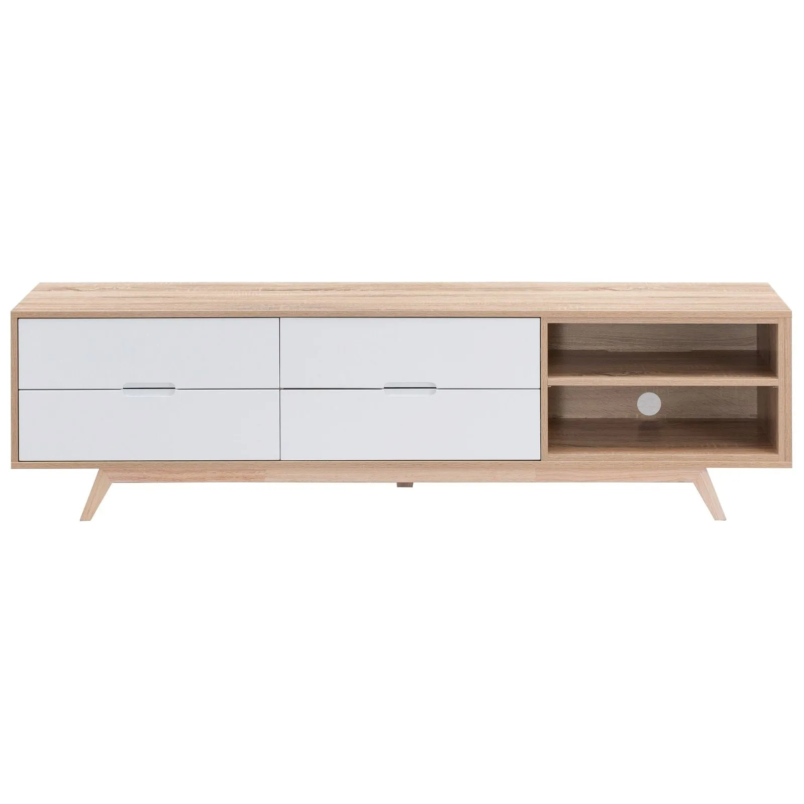 Tuscany Entertainment Unit 1800mm Oak White by Criterion