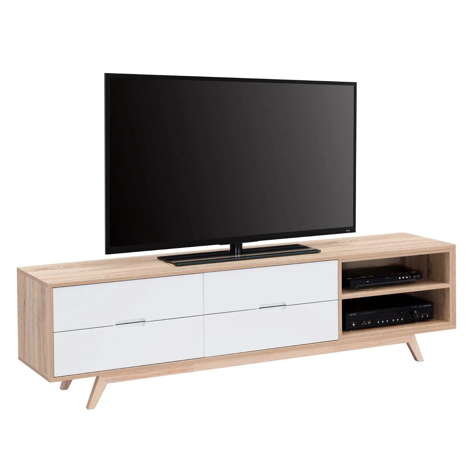 Tuscany Entertainment Unit 1800mm Oak White by Criterion