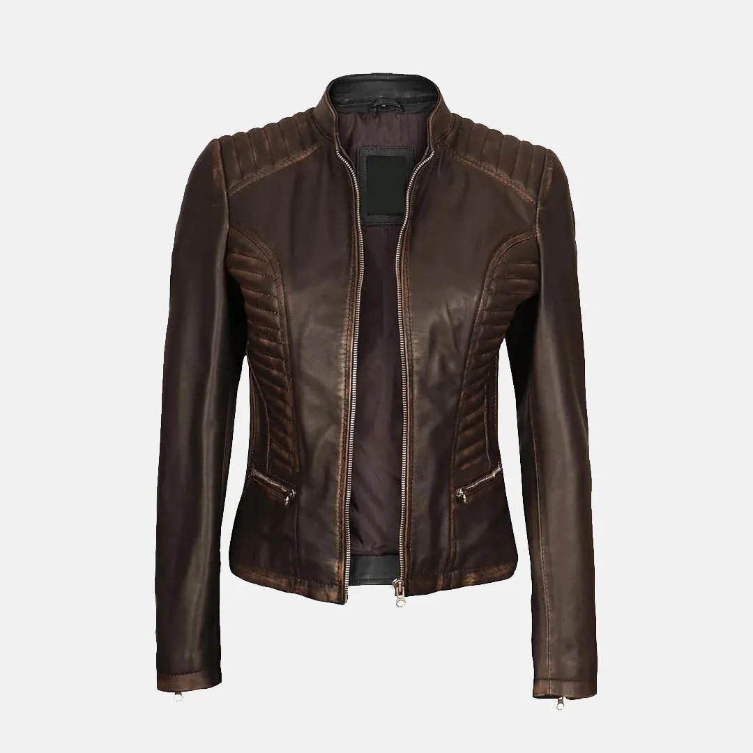 Urban Edge Leather Biker Jacket | Women's Biker Jacket