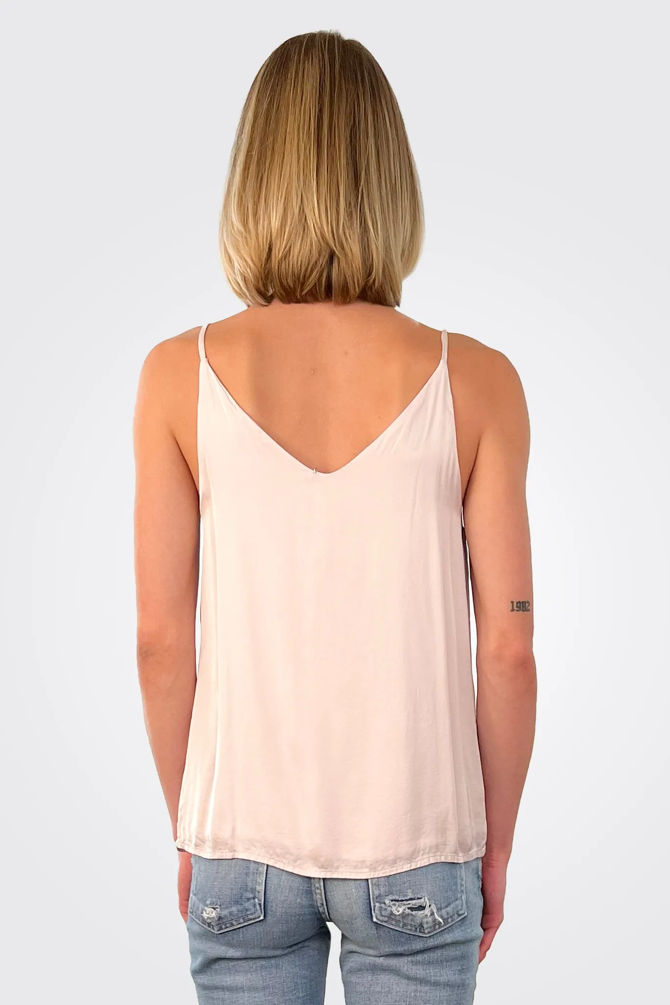 V Neck Camisole - Sea Salt