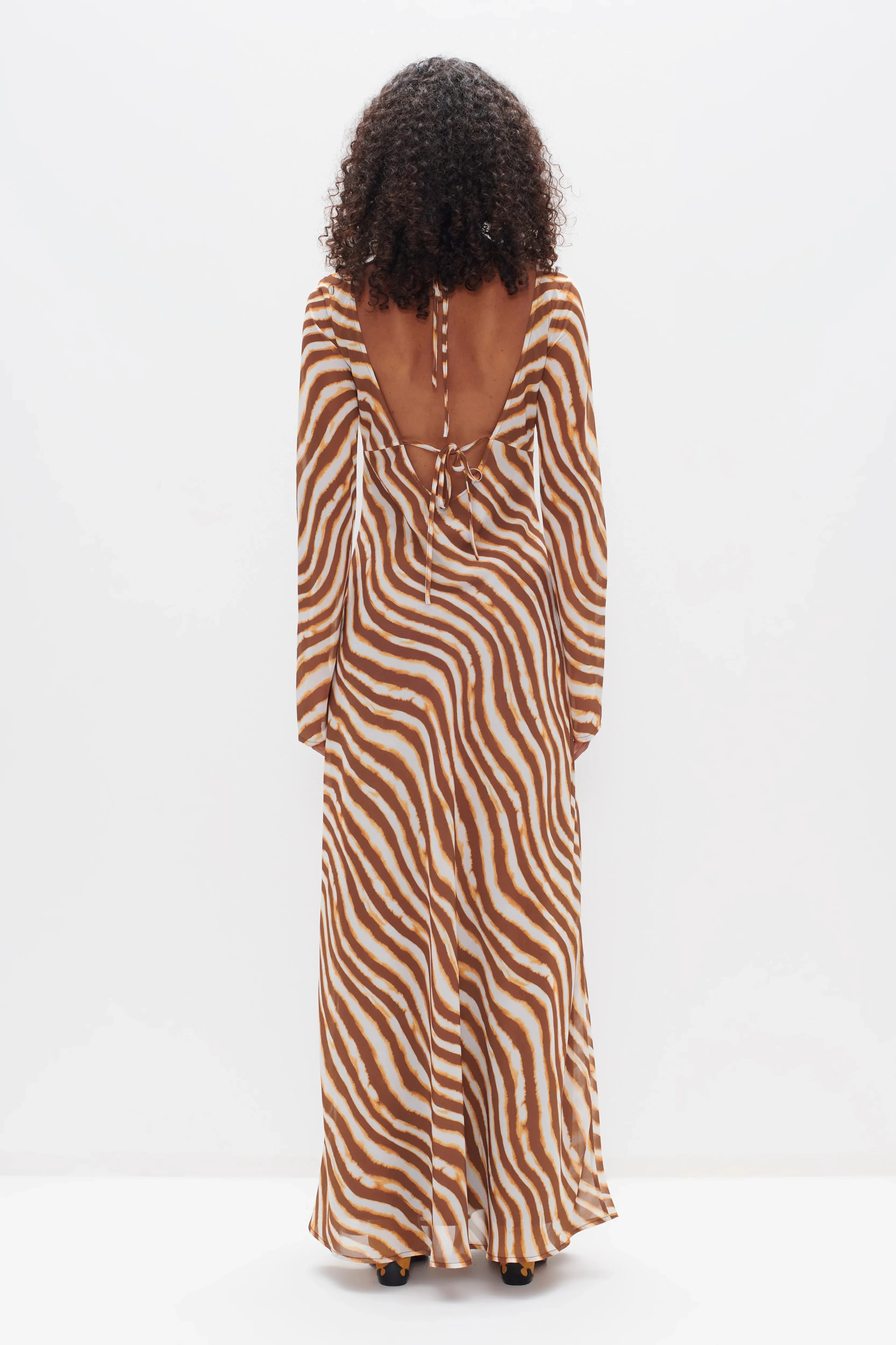 Valentina Dress - Tie Dye Stripe