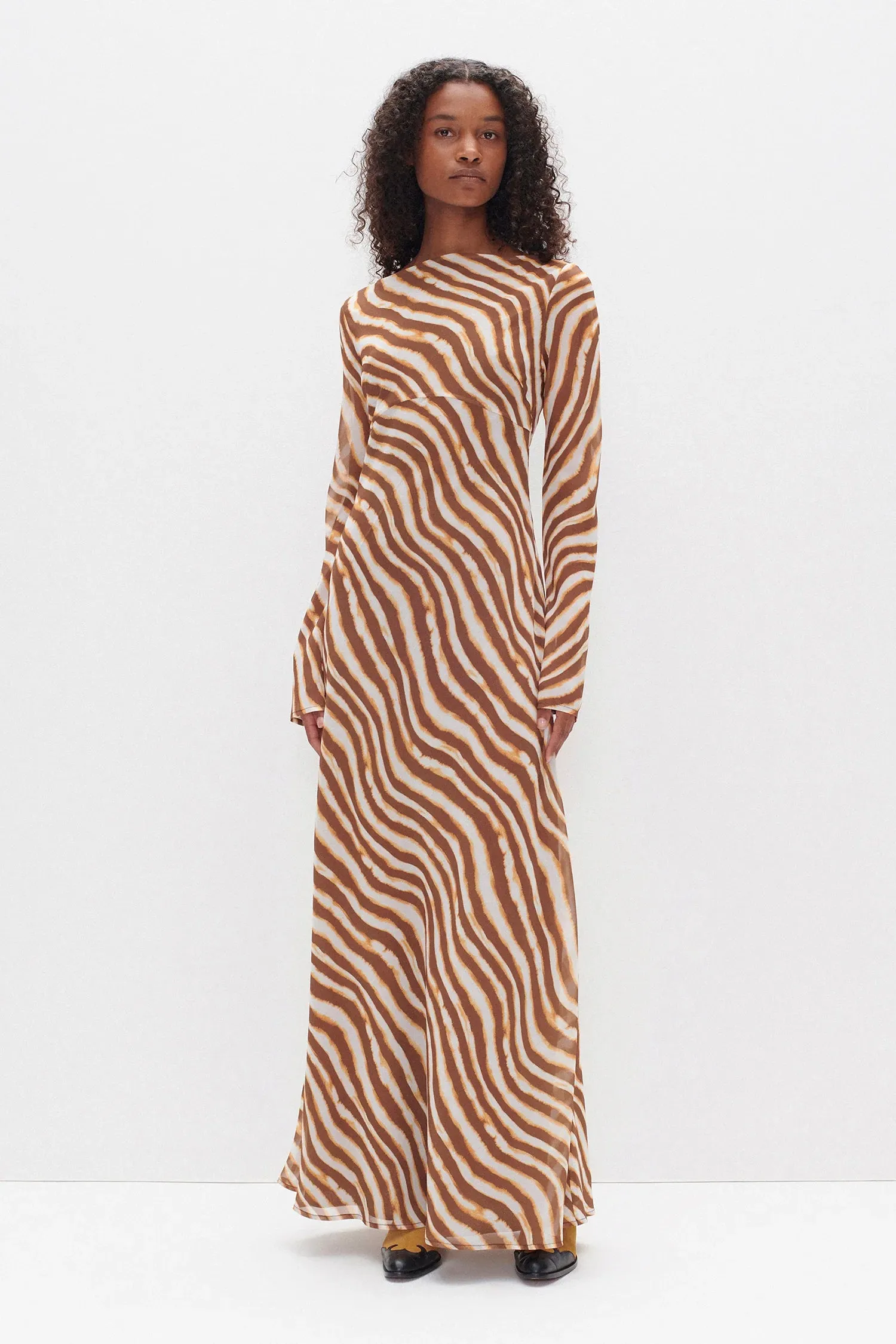 Valentina Dress - Tie Dye Stripe