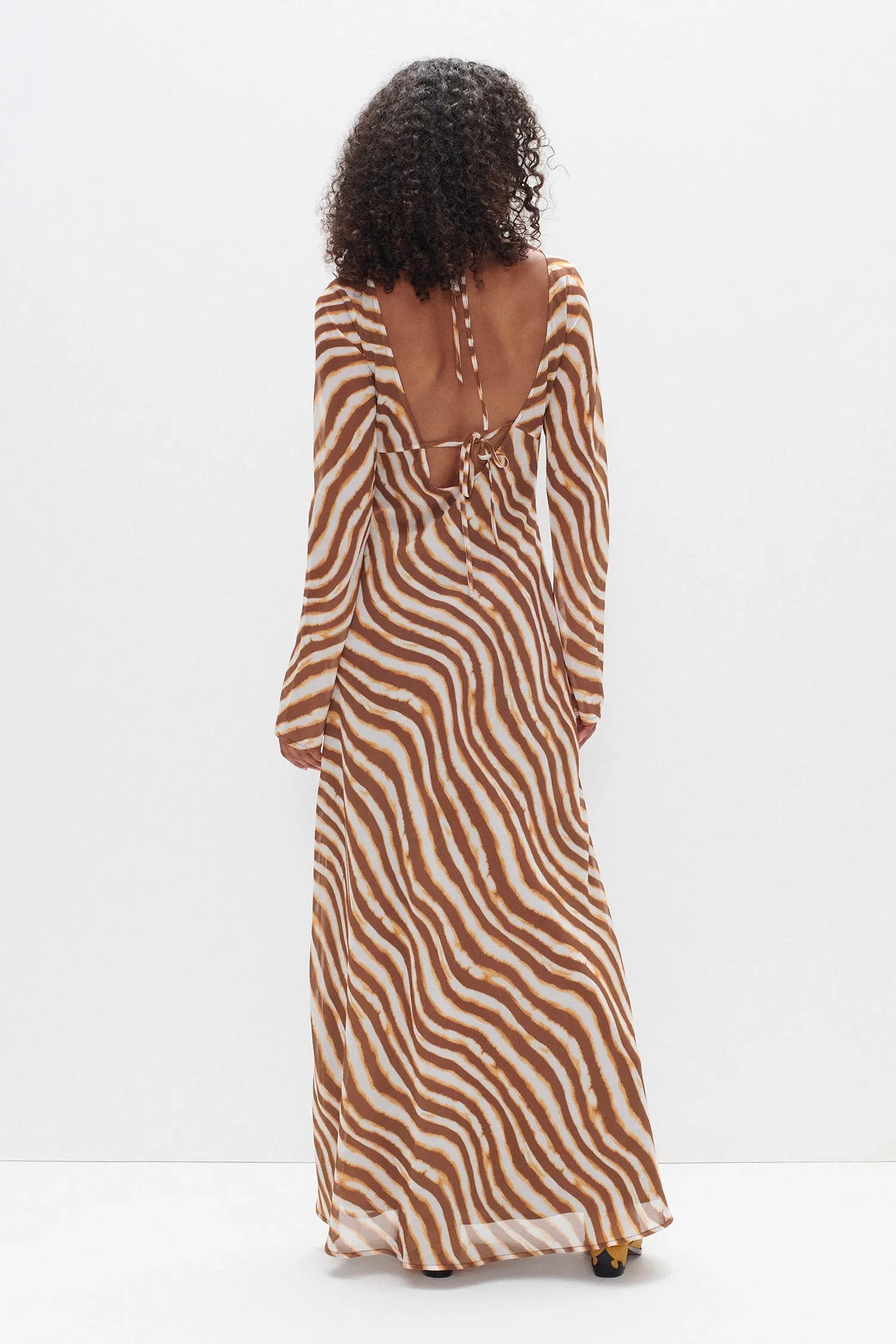 Valentina Dress - Tie Dye Stripe