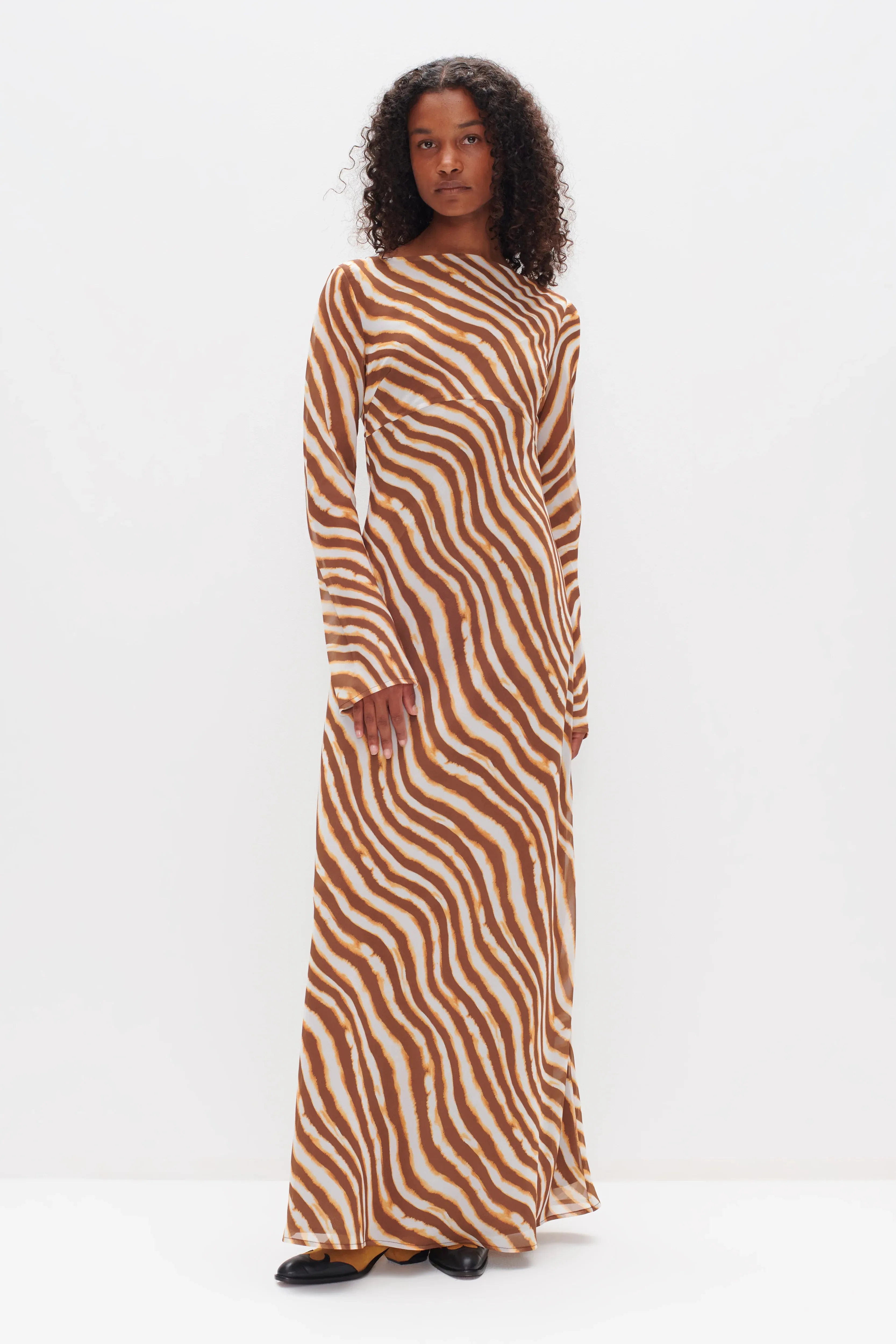 Valentina Dress - Tie Dye Stripe