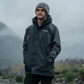 Ventura Waterproof Rain Jacket - Men Black/Grey