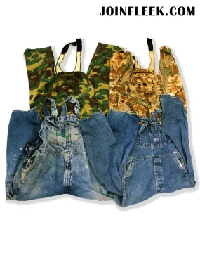 Vintage Denim overall 10 pieces Bundle