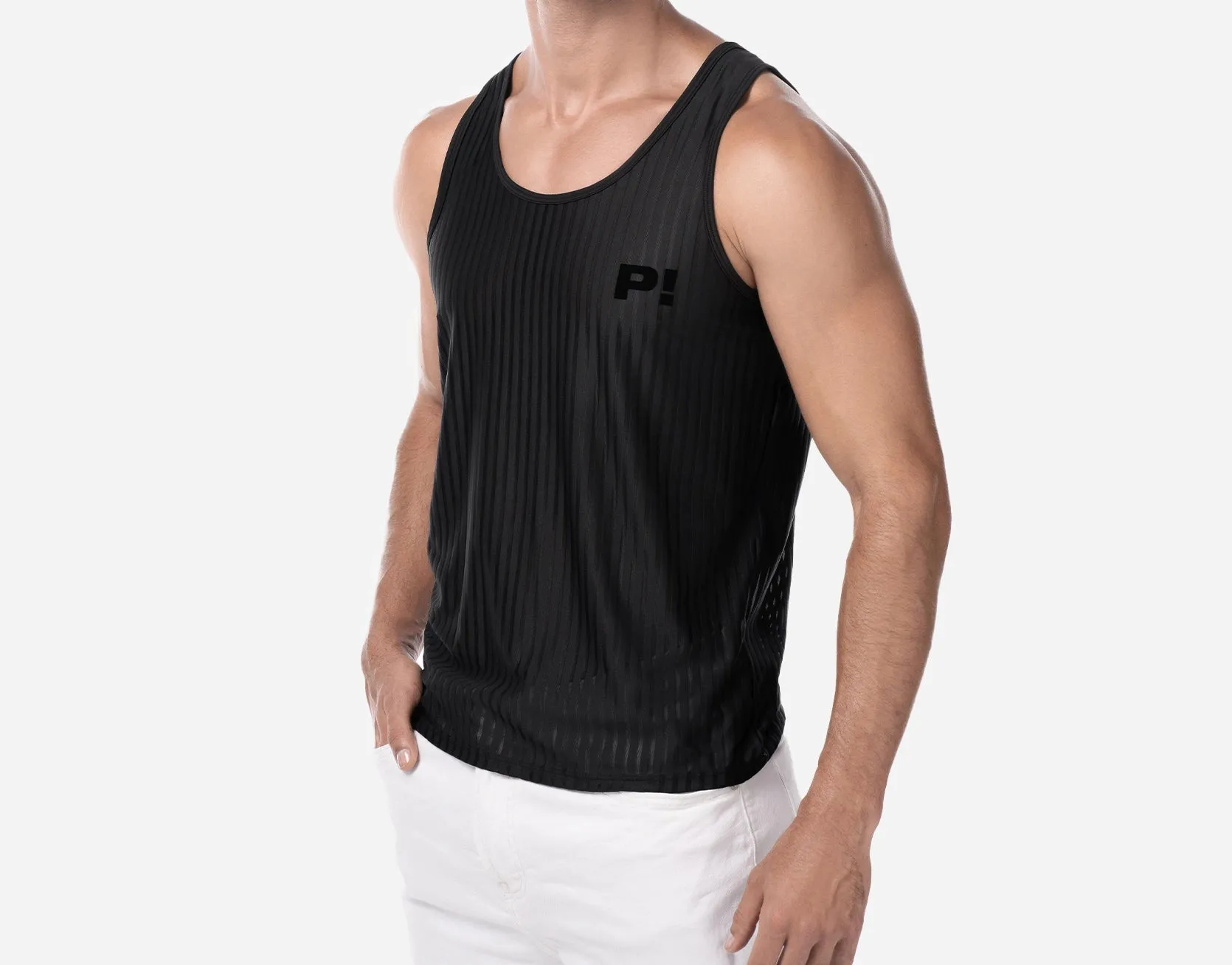 Whisper Black Tank Top