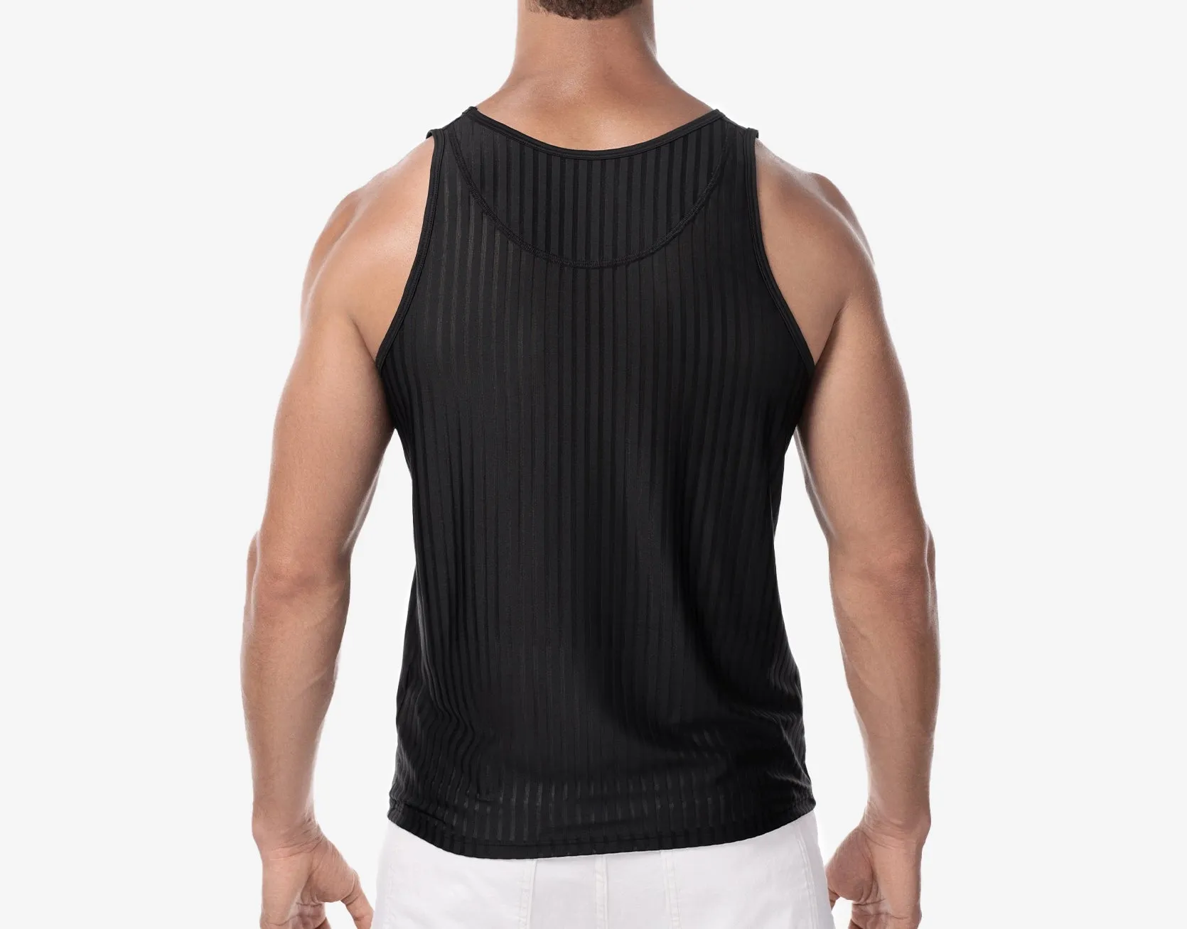 Whisper Black Tank Top