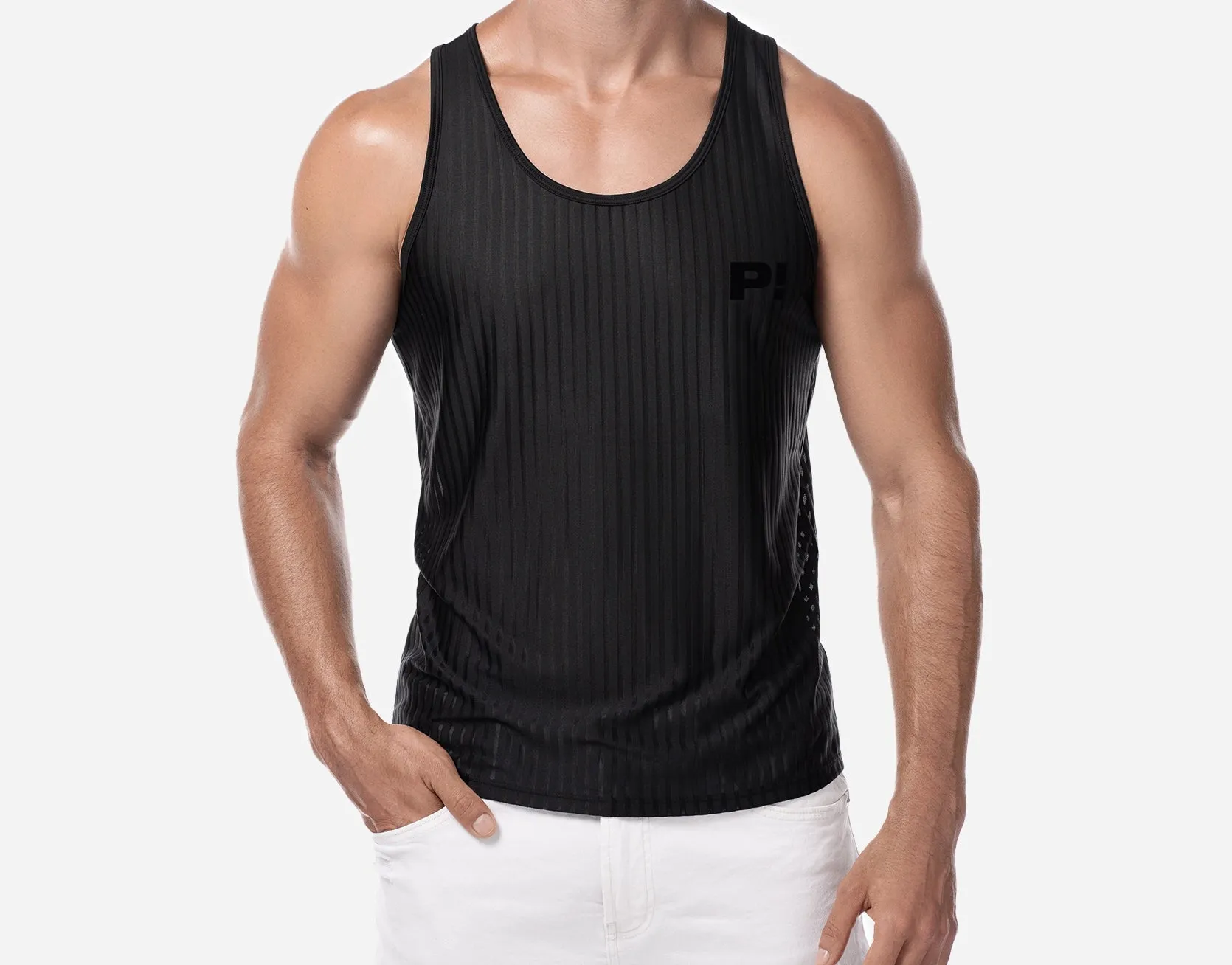 Whisper Black Tank Top