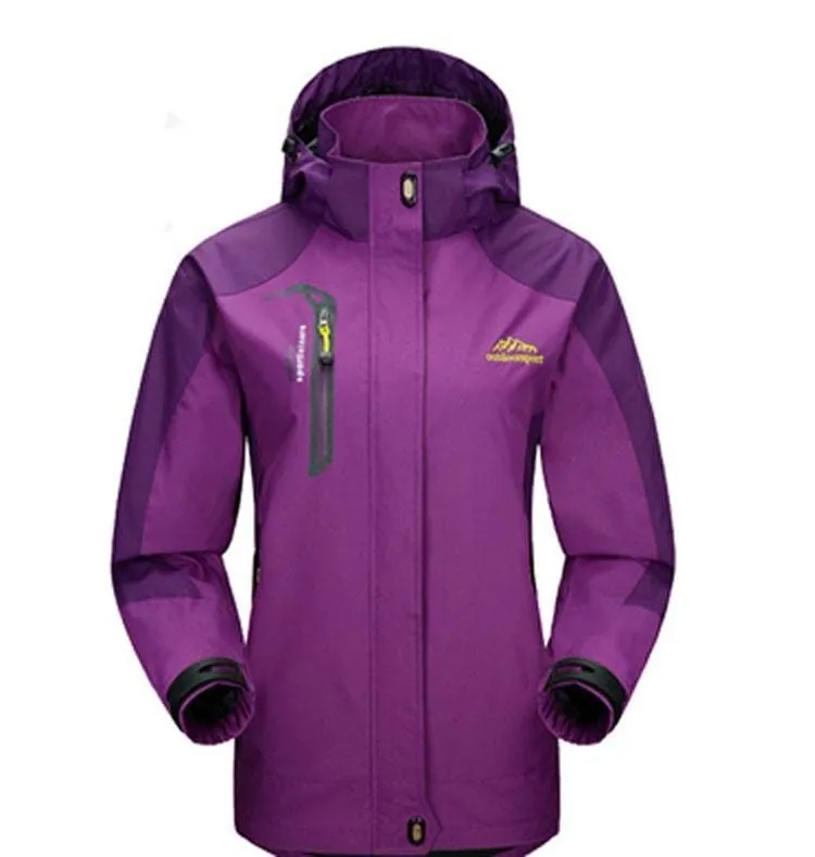 Women's Colorful Style Waterproof Windbreaker