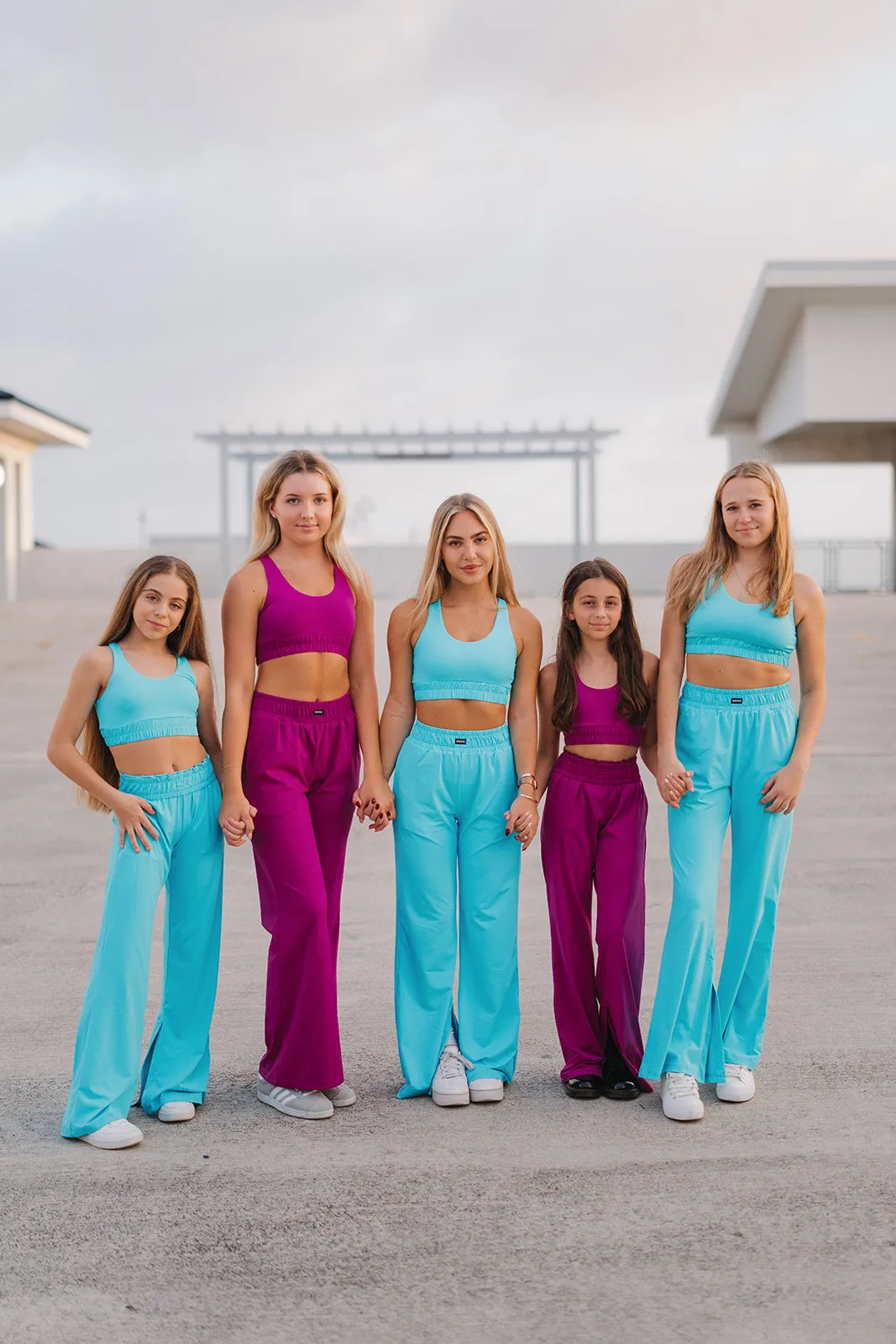 Youth Aqua Blue Track Pant